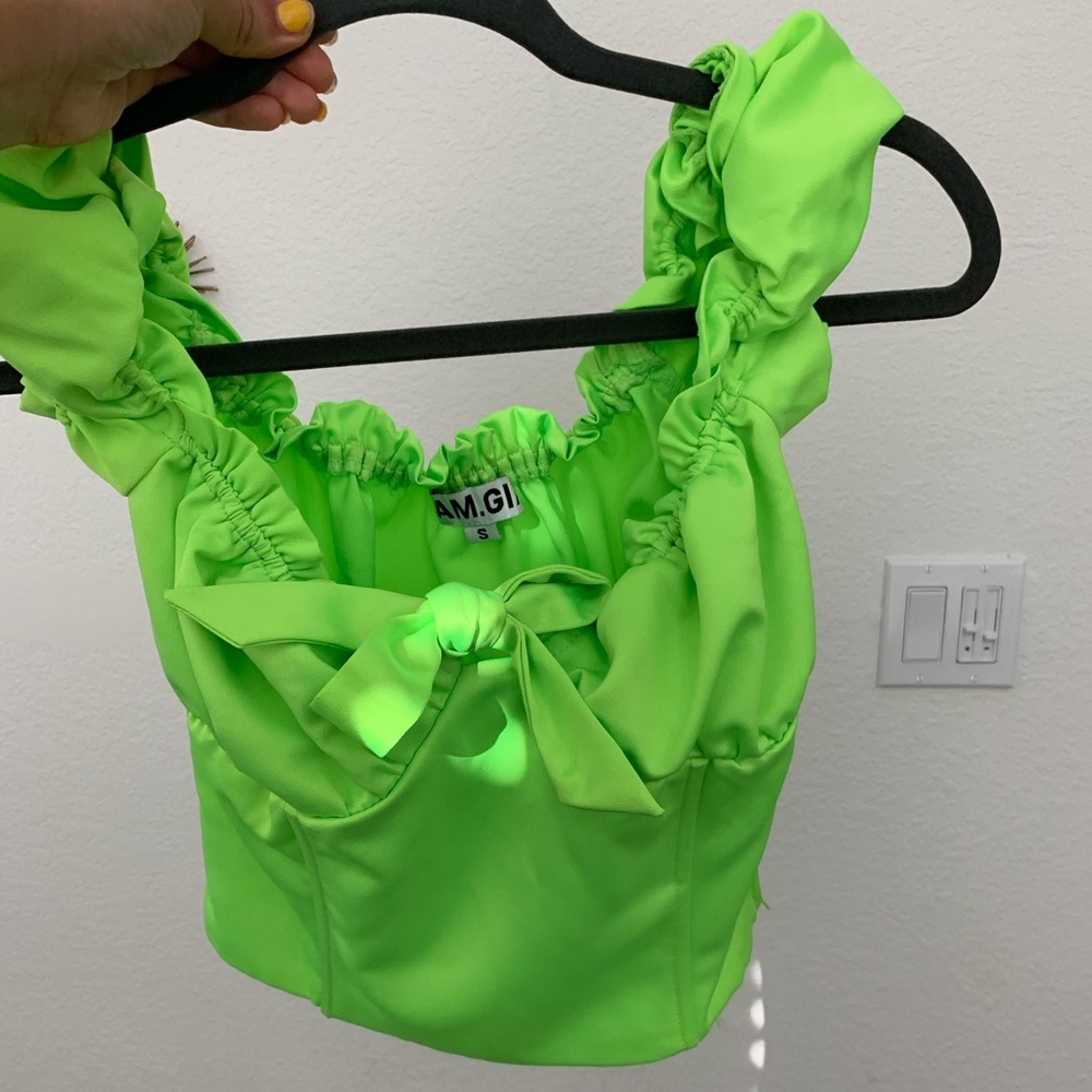 I.AM.GIA Naomi Top Neon Green